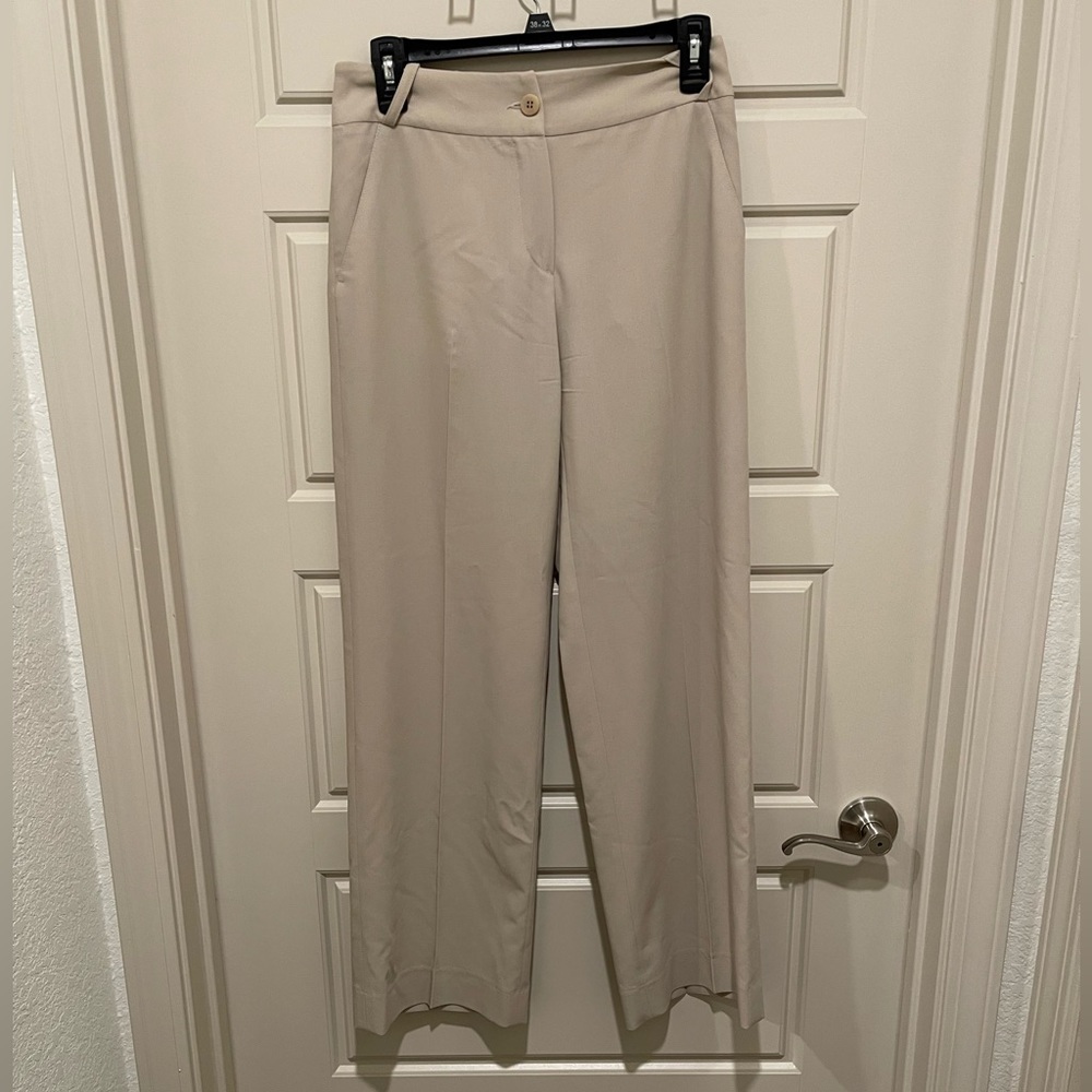 Giorgio Armani Le Collezioni Tan Vintage Silk Blend Women’s Pants Size 2